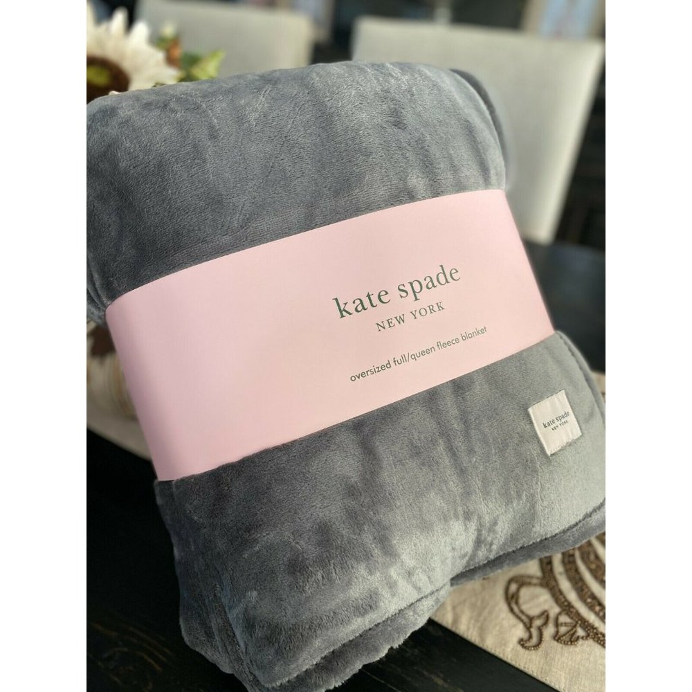 NEW Kate Spade New York Oversized Full/Queen Grey - Picture 4 of 5